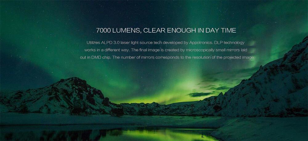 Xiaomi WEMAX ONE PRO FMWS02C ANSI Lumens Laser Projector - Mirror Black