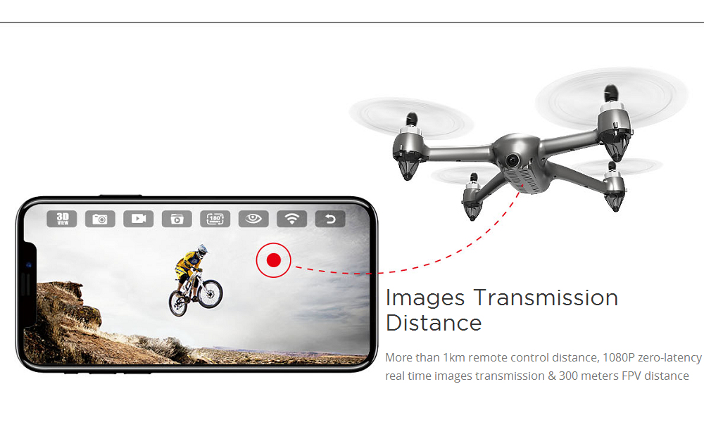 MJX Bugs 2 SE B2SE 5G WiFi FPV RC Drone GPS Brushless with 1080P HD Camera Altitude Hold Mode RTF