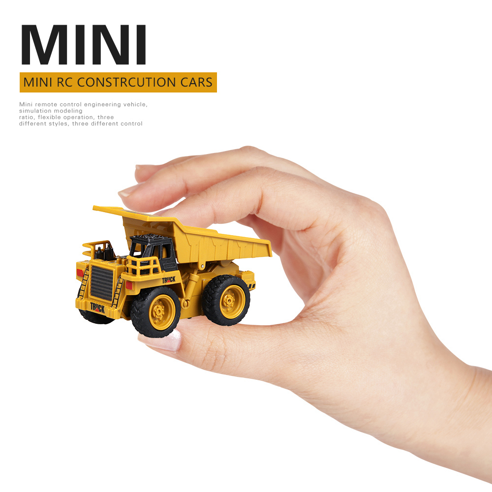 ShenQiWei 8028 1:64 4CH Mini Bulldozer RC Car Engineering Vehicles - RTR