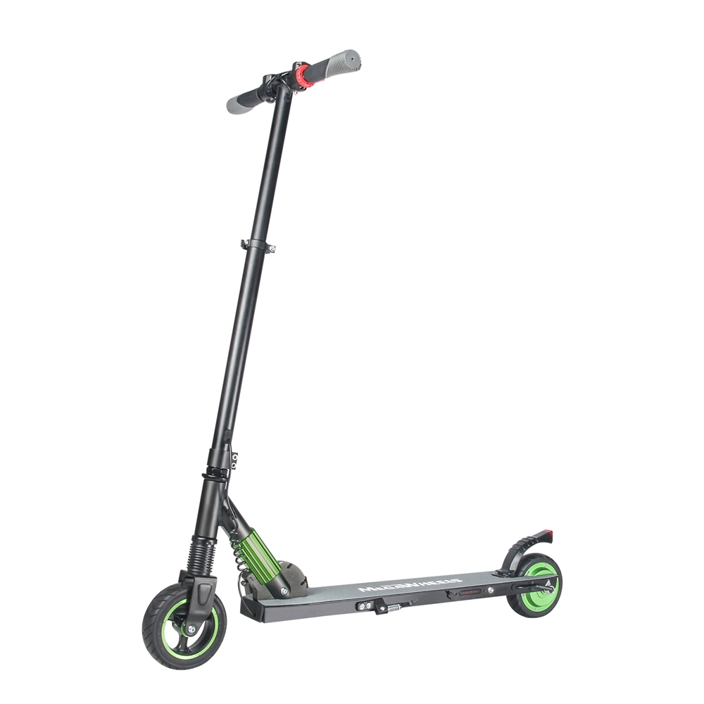 [US Stock] Megawheels S1-1-Green Folding Electric Scooter 250W Motor 23km/h E-ABS Technology Micro-Electronic Braking System US Plug - Green