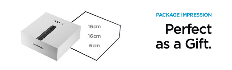 RELX E-Cigarette Kit Replaceable Atomizer Cartridge 350mAh Battery with Micro USB Cable - Classic Black