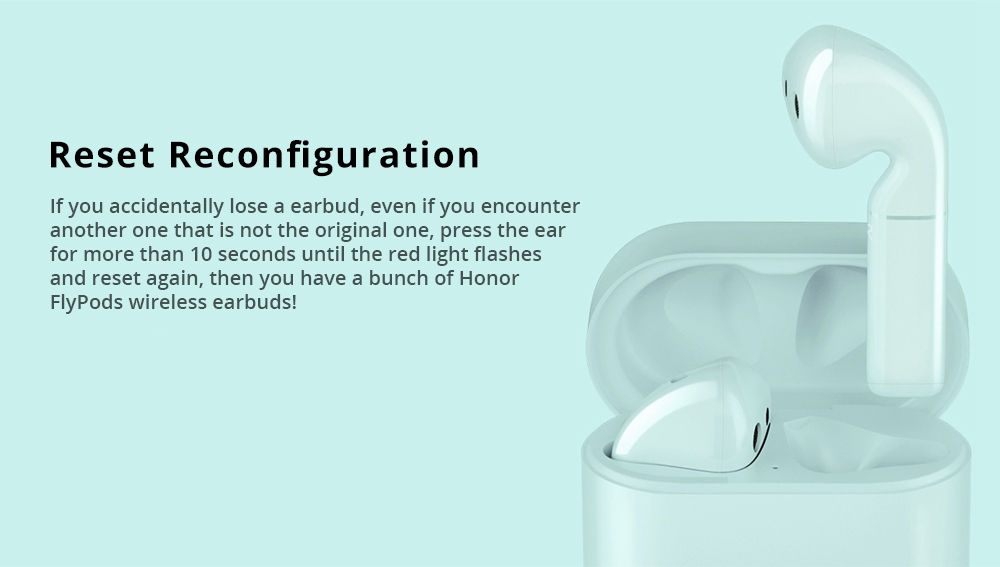 HUAWEI Honor FlyPods TWS Earbuds Bluetooth 5.0 Touch Control IP54 Water-resistant - White