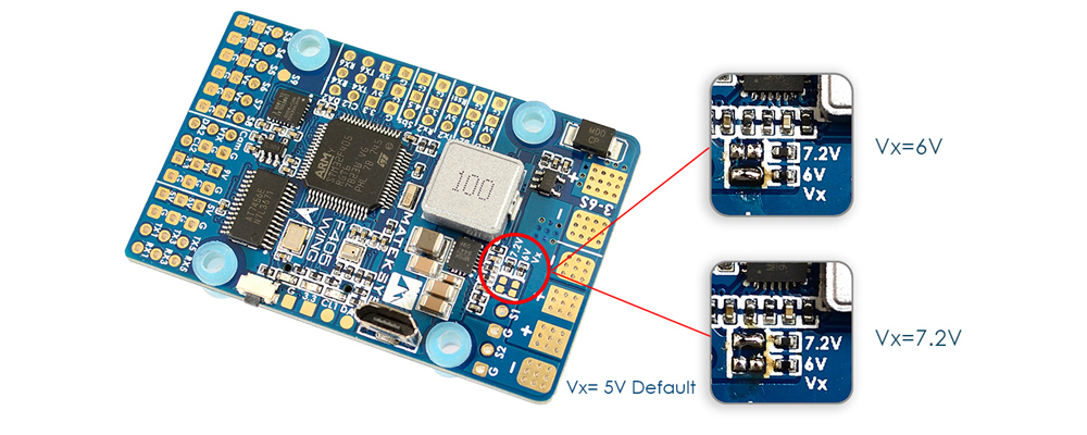 Matek Systems F405-WING New Flight Controller Built-in OSD PDB BEC for RC Airplane