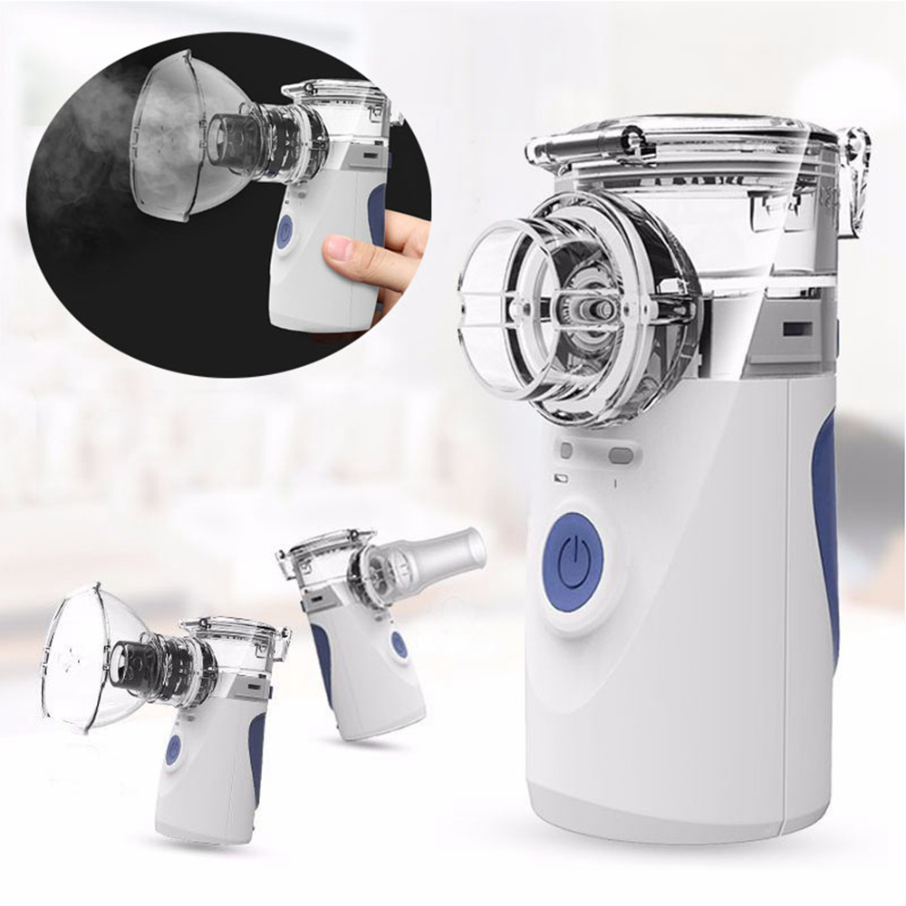 Handheld Steam Portable Personal Ultrasonic Nebulizer Cool Mist Inhaler Kit - Blue