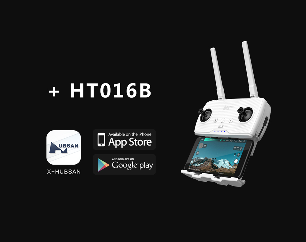 Hubsan H117S Zino WIFI FPV Foldable RC Drone RTF White
