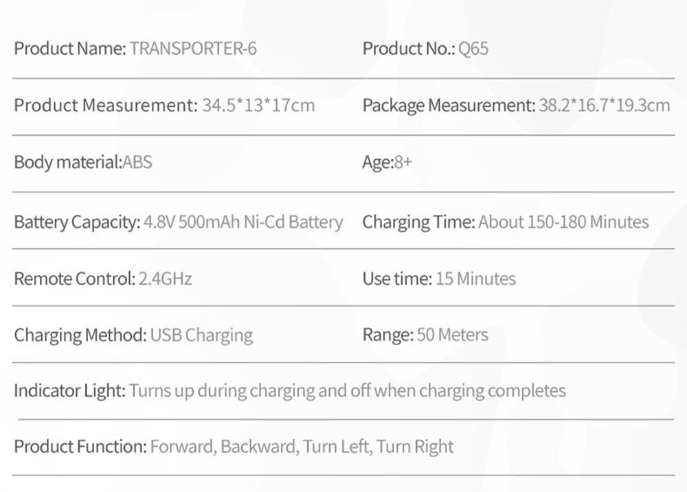JJRC Q65 Transporter-6 2.4G 1:10 4WD Convertible Jeep Off-road RC Car Military Truck with Car Cloak RTR - Army Green