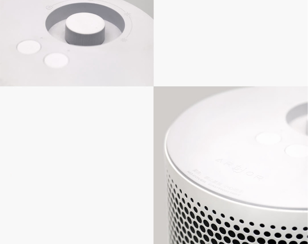 Xiaomi ARDOR Human Body Sensor Smart Space Heater Wide-angle Wind Over-heating Tip-over Design 3 Heat Settings - White