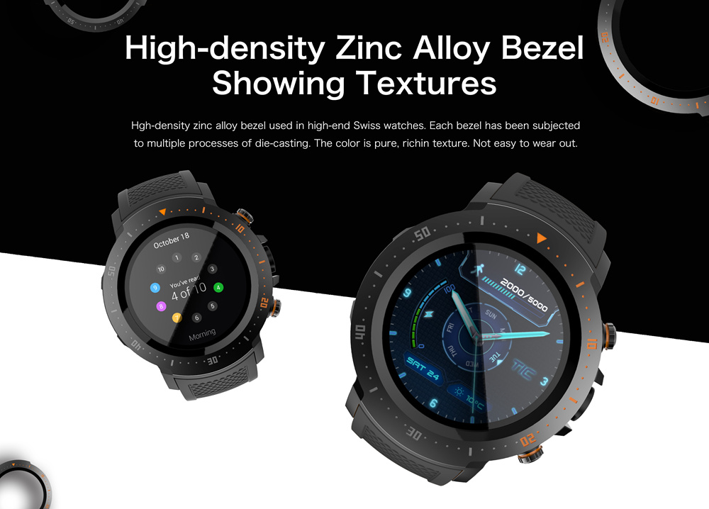 Makibes A4 4G LTE Smartwatch Phone Android 7.1 MTK6739 Quad Core 1G RAM 16G ROM 1.39 Inch GPS WiFi Heart Rate Monitor - Black