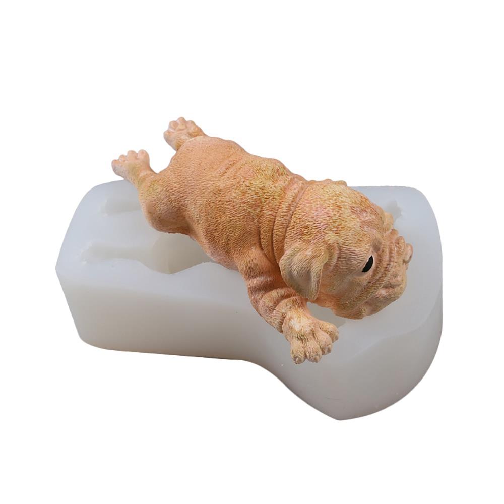 Dog Silicone Mold Fondant Mould DIY Cooking Tools for Cake - White Type A