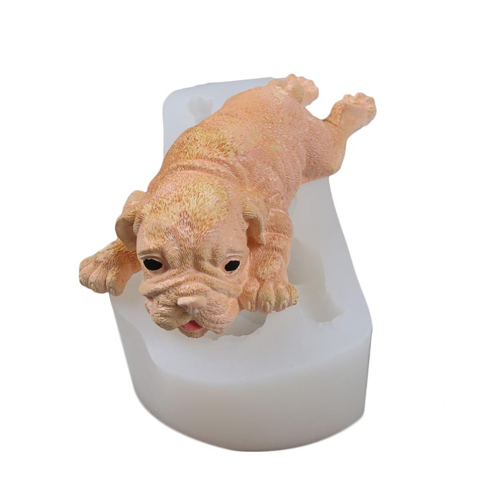 Dog Silicone Mold Fondant Mould DIY Cooking Tools for Cake - White Type A