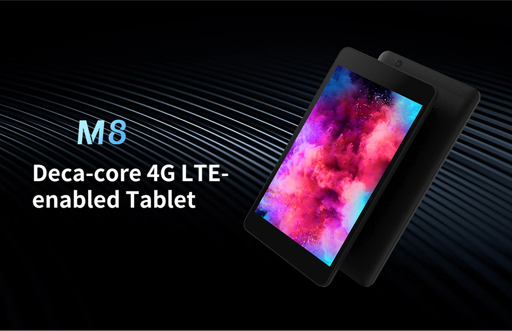 ALLDOCUBE Cube M8 4G LTE Phablet MTK6797X Deca Core 8" IPS Screen 1920*1200 GPS Android 8.0 Dual SIM 3GB RAM 32GB ROM - Gray