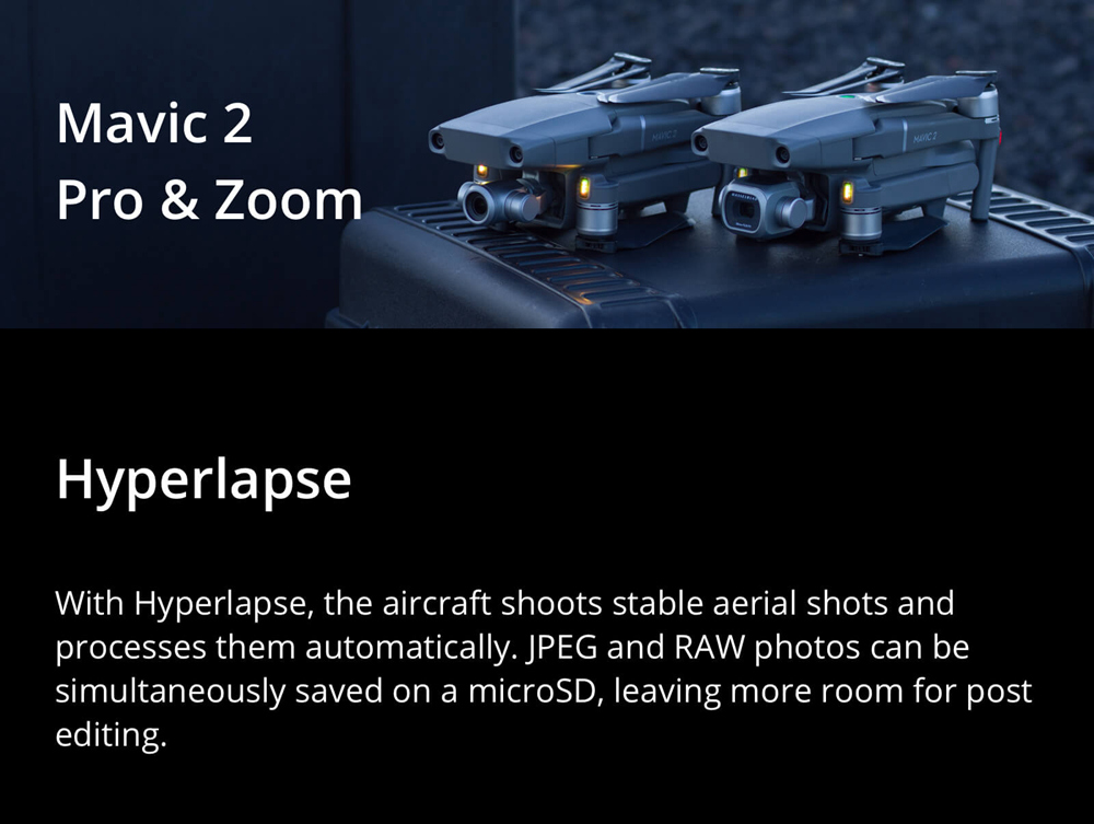 DJI Mavic 2 Zoom 3-Axis Gimbal Camera 1/2.3" CMOS Sensor 2x Optical Zoom Foldable RC Drone with DJI Smart Controller