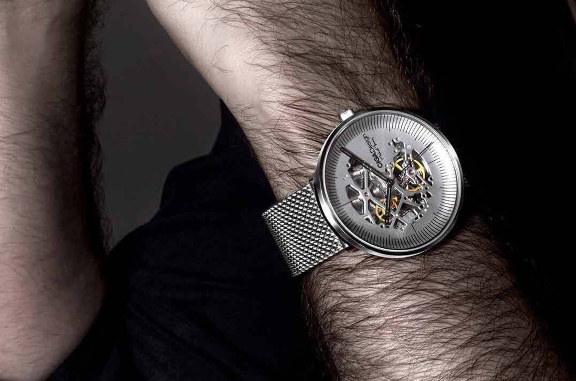 Xiaomi CIGA Design Hollowed-out Mechanical Automatic Watch - Black