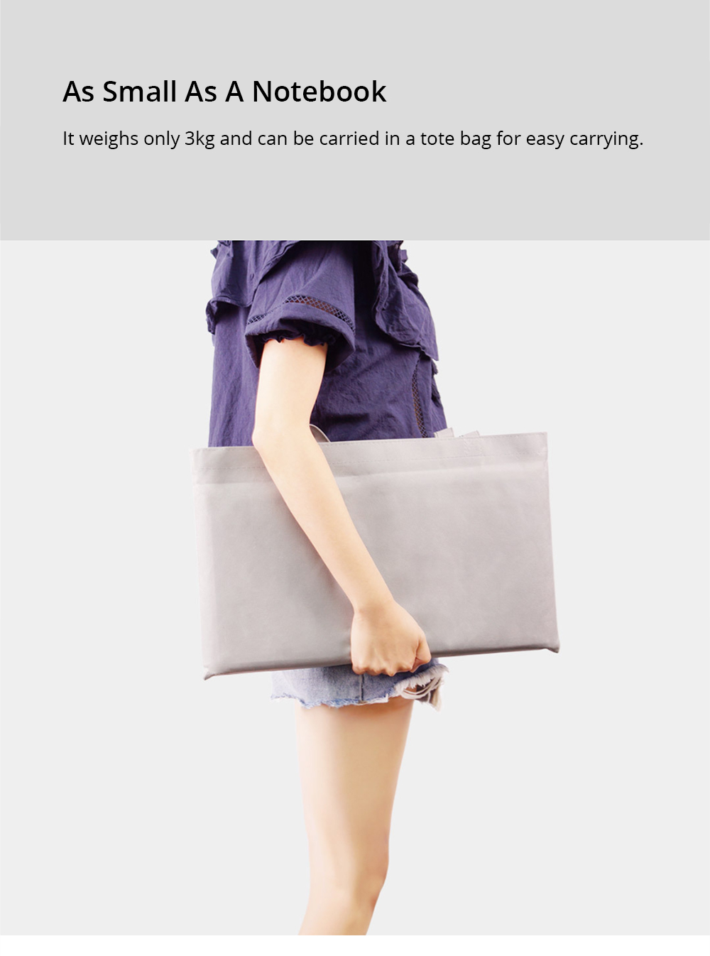 Xiaomi Zaofeng Portable Mini Outdoor Detachable Barbecue Grill - Silver