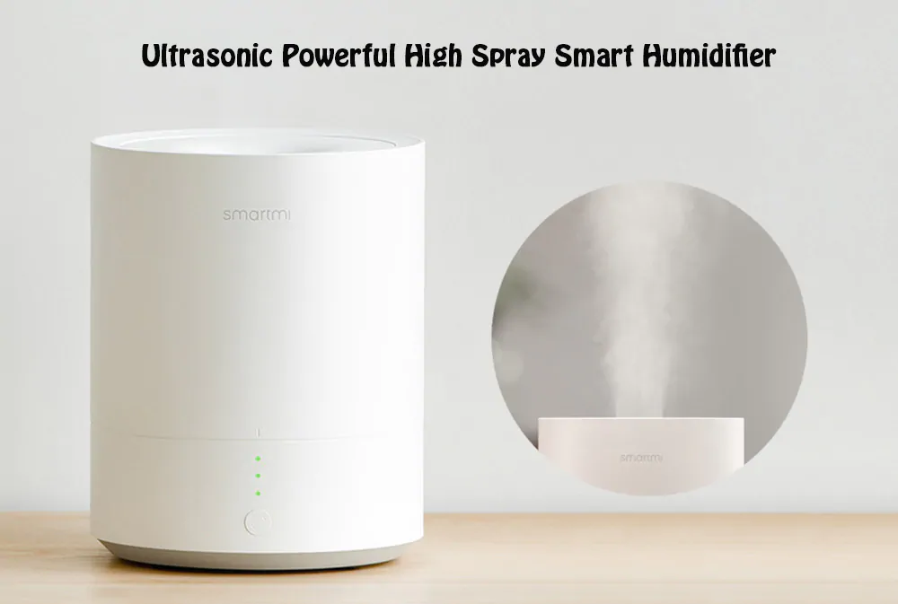 Xiaomi Smartmi Ultrasonic Powerful High Spray Smart Humidifier - White