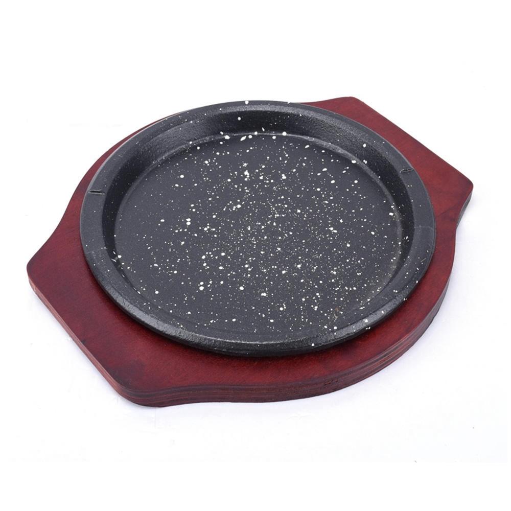 26 Inch Round Baking Pizza Tray Cooking Tools Skillet Cast Iron Pan Without Pot Lid