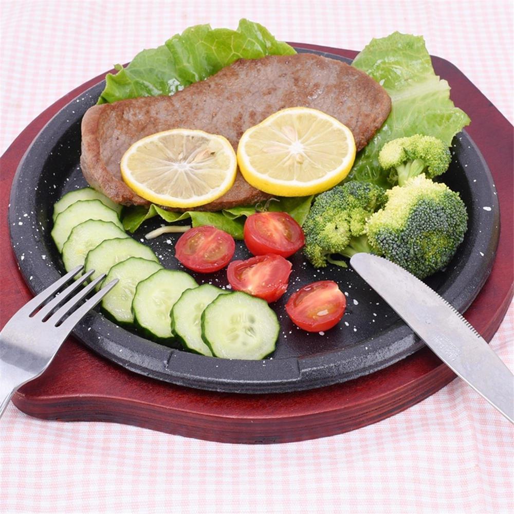 26 Inch Round Baking Pizza Tray Cooking Tools Skillet Cast Iron Pan Without Pot Lid