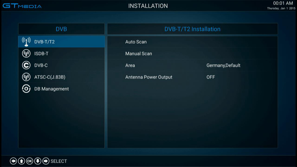 GTMEDIA GTT2 DVB T/T2/Cable(J83.A/B/C)/ISDBT Amlogic S905D 4K Android TV Box 2GB/8GB WiFi LAN