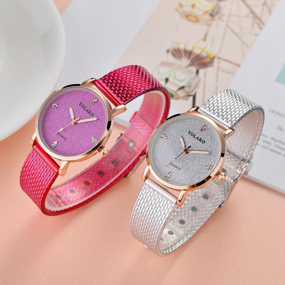 YOLAKO YK59 Women Quartz Watch Rose Gold Pink