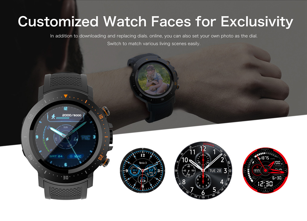 Makibes A4 4G LTE Smartwatch Phone Black