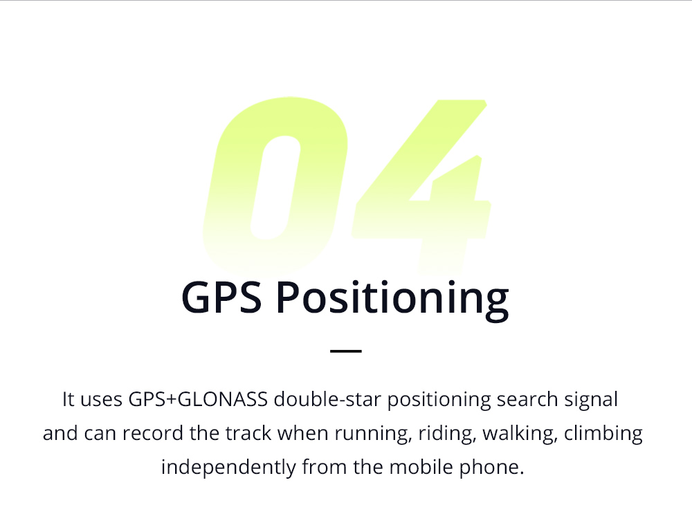 Makibes BR3 Smart Watch Support Strava 1.3 Inch IPS Color Touchscreen Built-in GPS Multi-sports Modes Heart Rate Monitor IP68 Waterproof Fitness Tracker - Gray