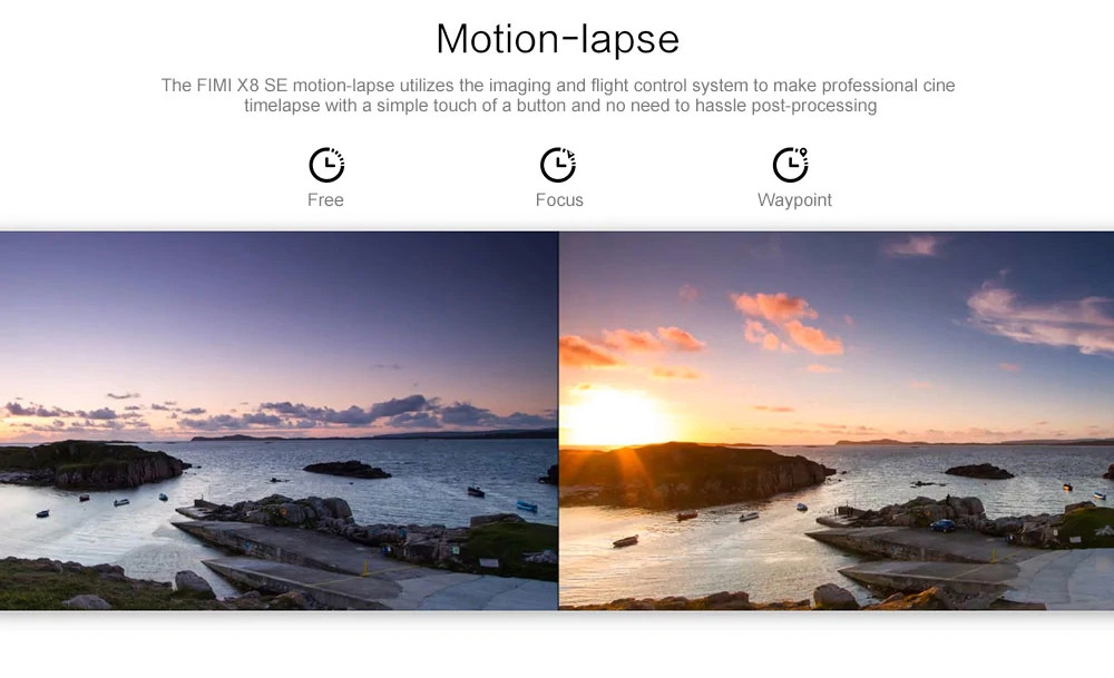 Xiaomi FIMI X8 SE 4K 5KM GPS WiFi FPV Foldable RC Drone with 3-Axis Gimbal 33mins Flight Time RTF - White