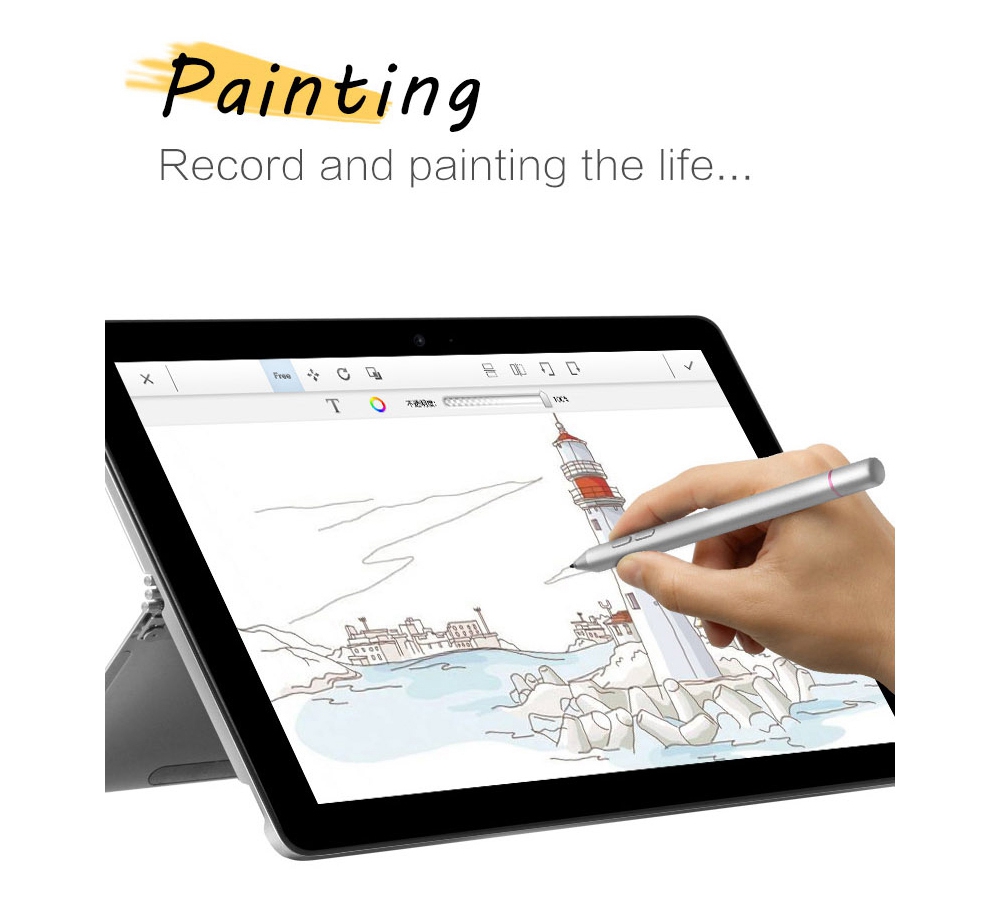 VOYO i8 Max 4G 10.1 Inch Tablet PC (Silver) + Original Bluetooth Keyboard (Black) + Original Stylus Pen (Silver)