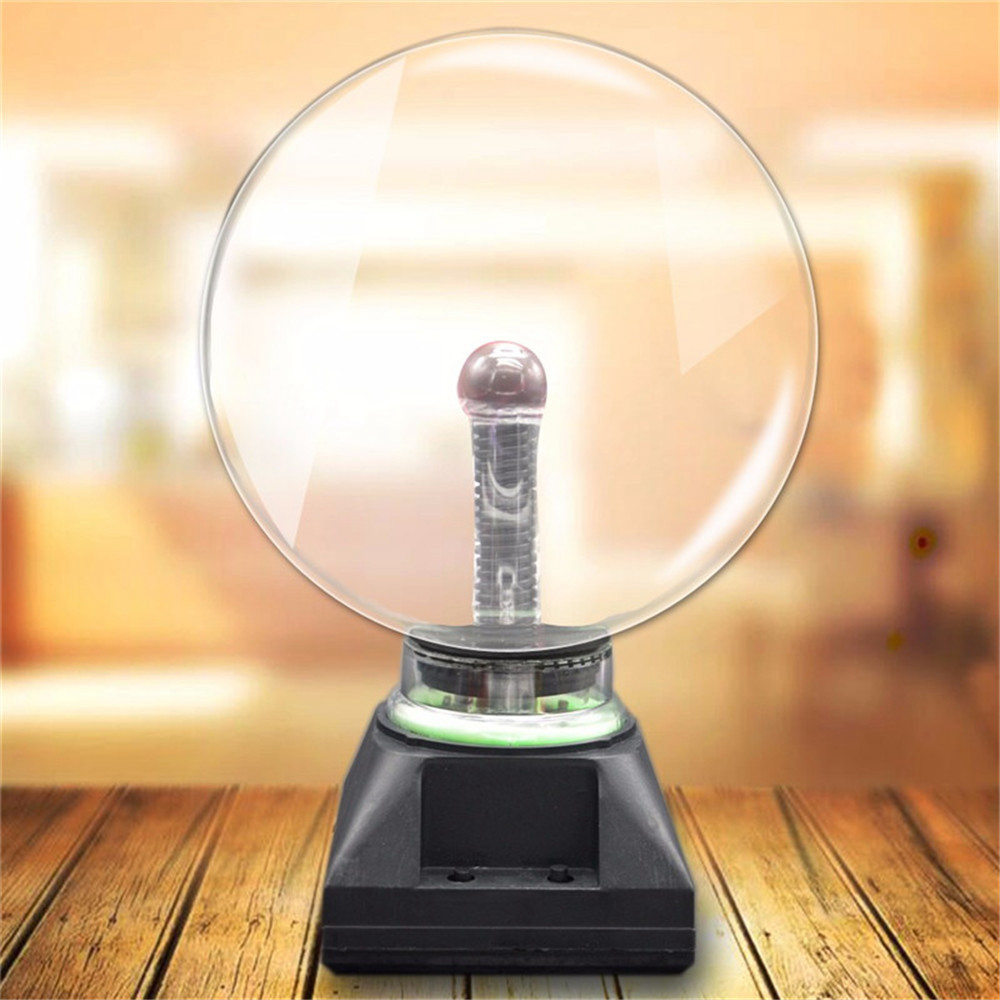 4 Inch Plasma Ball Sphere Light Crystal Light Magic Desk Lamp Novelty Light for Home Decor