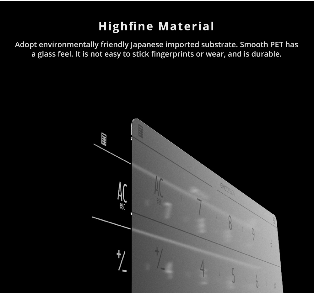 Xiaomi Luckey Nums Ultrathin Smart Keyboard for Xiaomi Mi Notebook Pro 15.6 Inch Fingerprints Edition - Silver