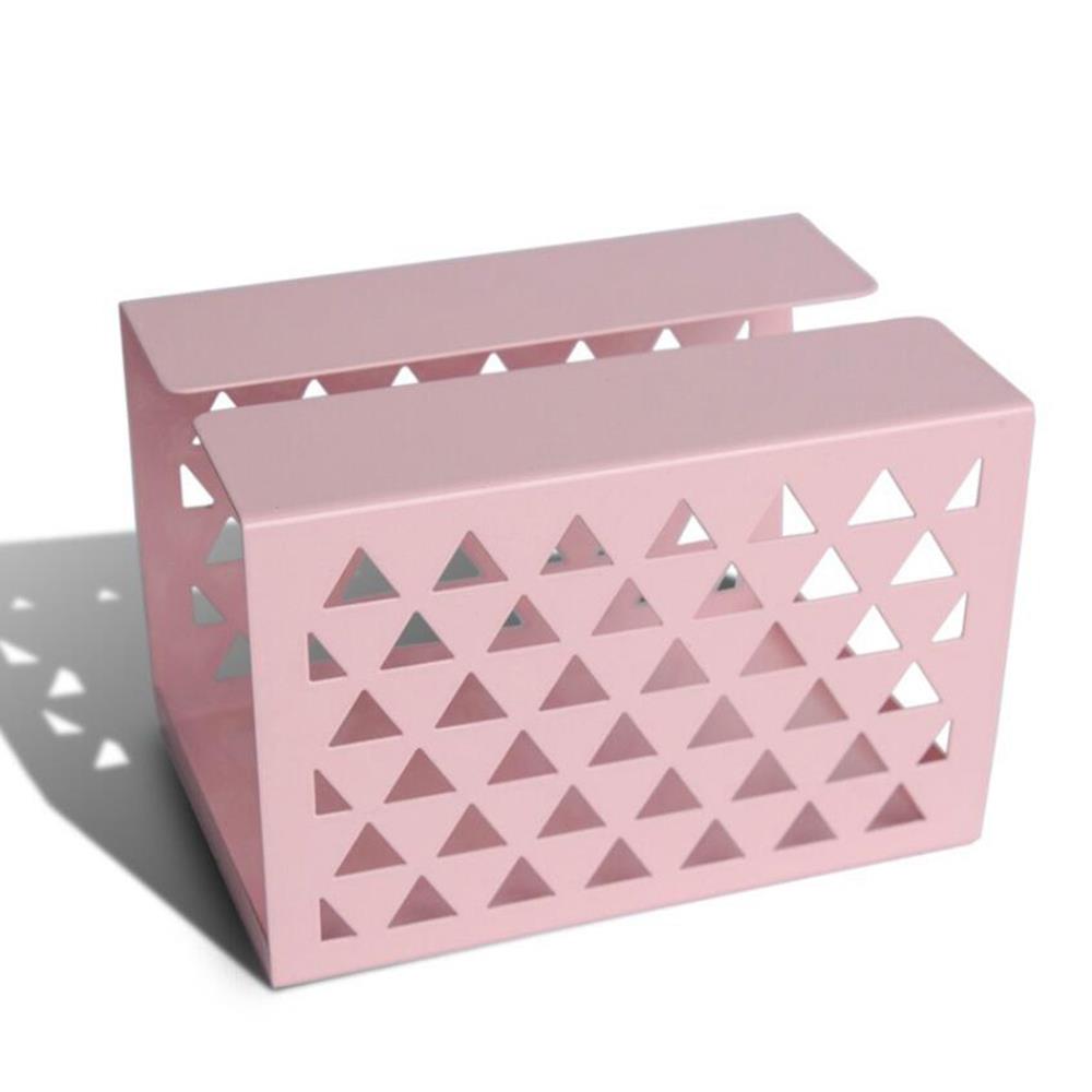 Tissue Box Holder Dispenser with Magnetic Cover - Pink