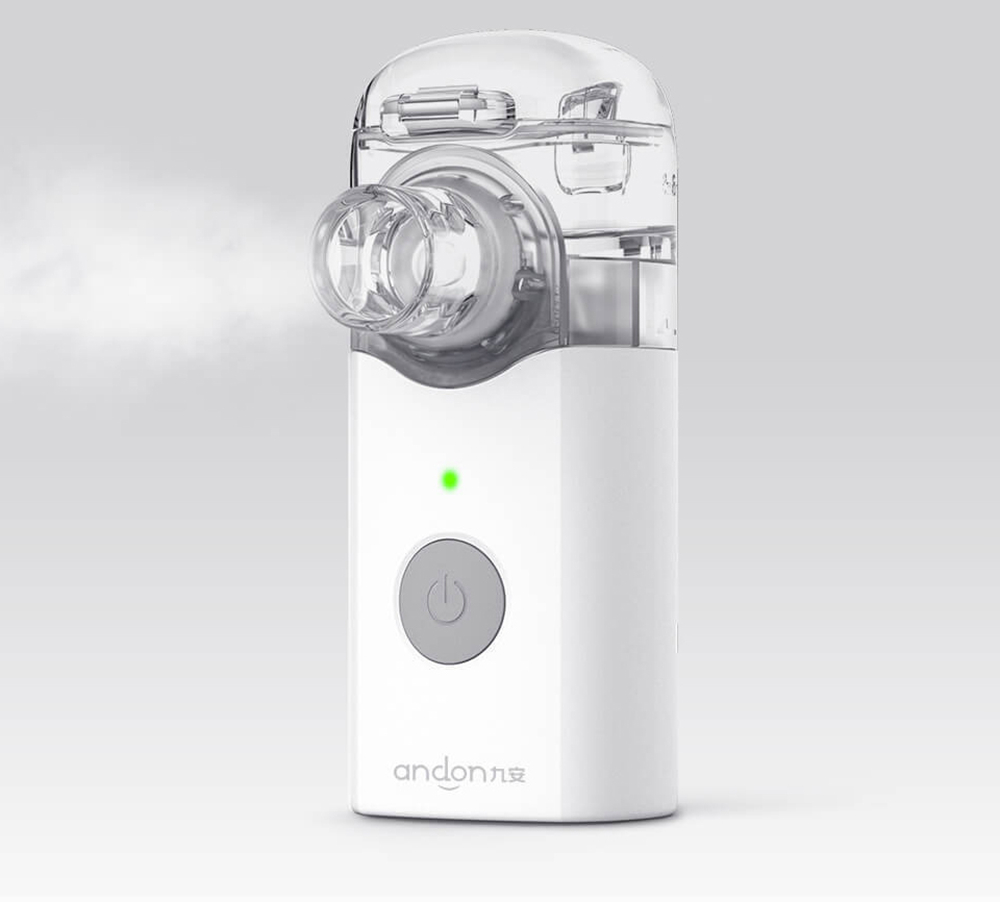 Xiaomi Andon VP-M3A Micro Mesh Nebulizer for Adult Children Healthcare Stable Nebulization Rate USB Charging - White