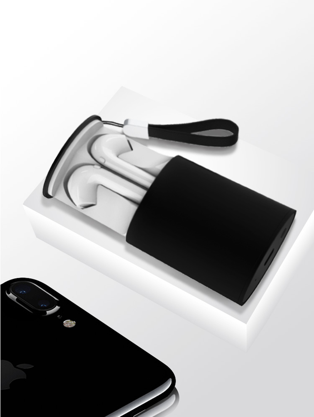 Myinnov MKJ I9s TWS Dual Bluetooth 5.0 Earbuds About 6 Hours Working Time - White