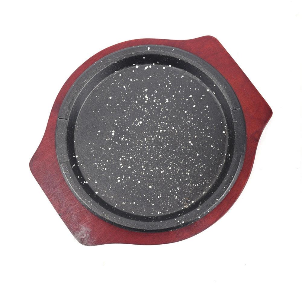 26 Inch Round Baking Pizza Tray Cooking Tools Skillet Cast Iron Pan Without Pot Lid