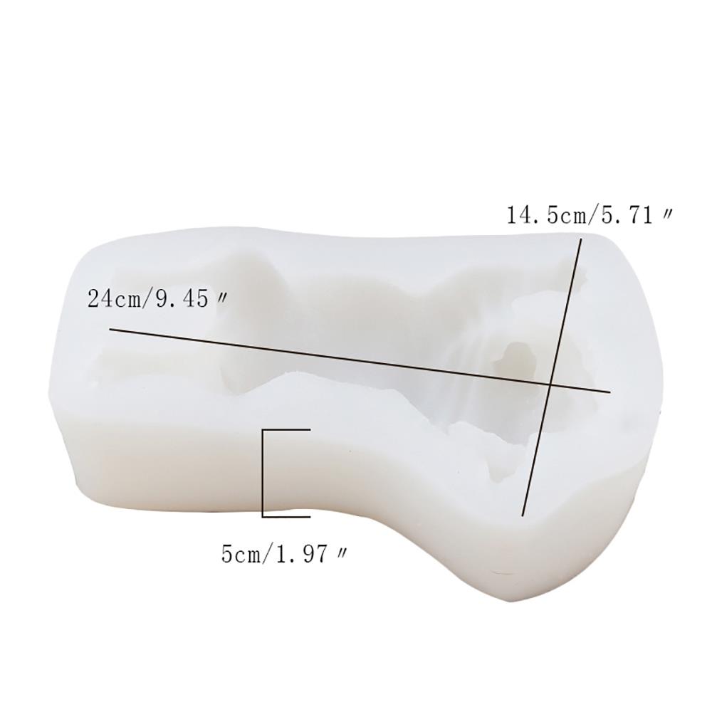 Dog Silicone Mold Fondant Mould DIY Cooking Tools for Cake - White Type A