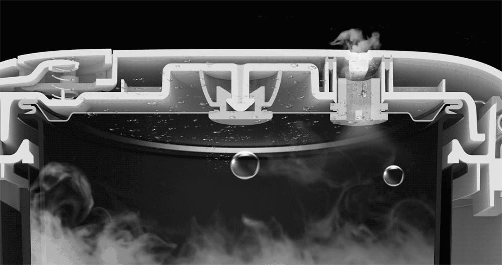 Xiaomi QCOOKER QF1201 Mini 1.2L Rice Cooker 10 Hours Appointment Timing - White