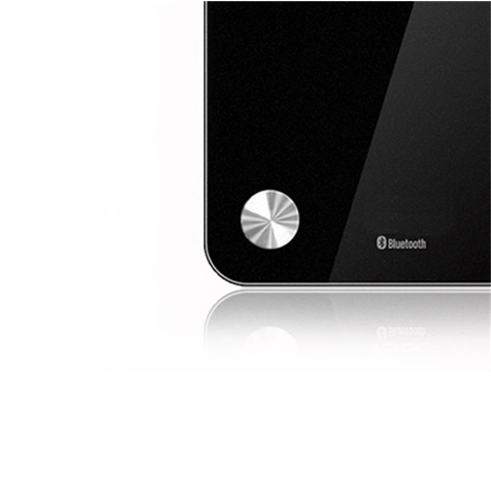 Smart Electronic Body Fat Scale LED Digital Display Bluetooth APP Control - Black