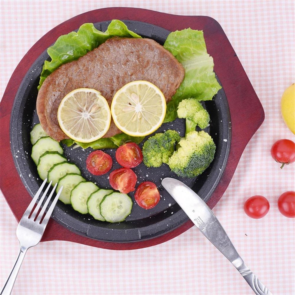 26 Inch Round Baking Pizza Tray Cooking Tools Skillet Cast Iron Pan Without Pot Lid