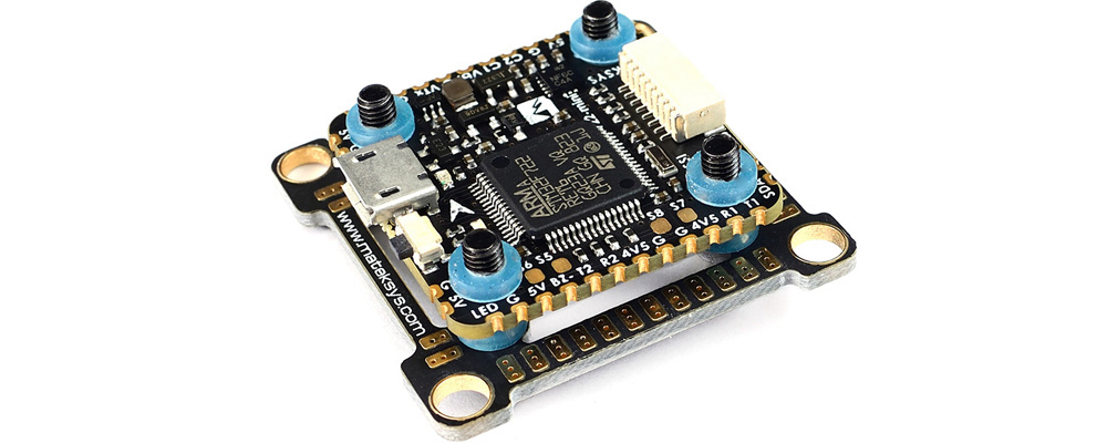 Matek Systems F722-Mini OSD Flight Controller 5V/2A BEC Dual Gyro/Acc 32M Flash for FPV Racing Drone