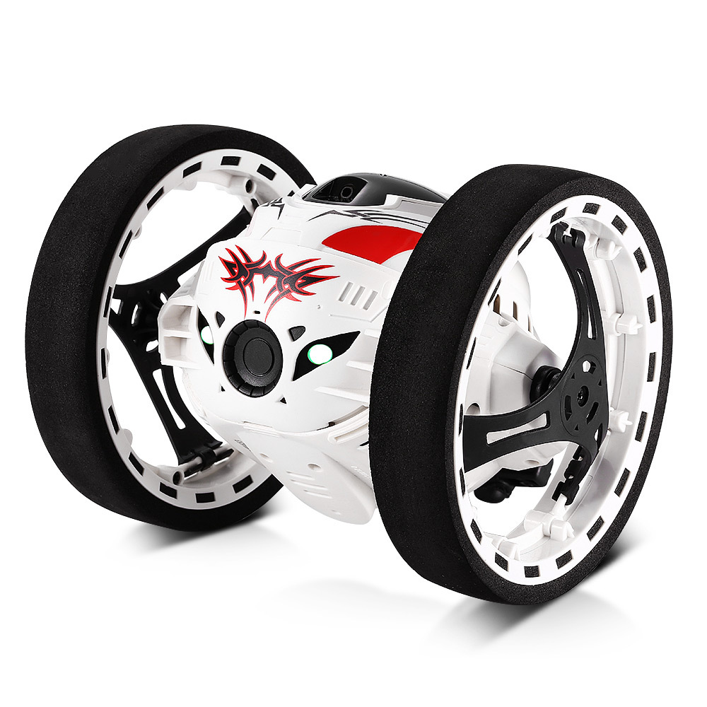 PEG-88 Jumping SUMO 2.4G Wireless Degree Rotation Smart Bounce RC Car RTR - Green