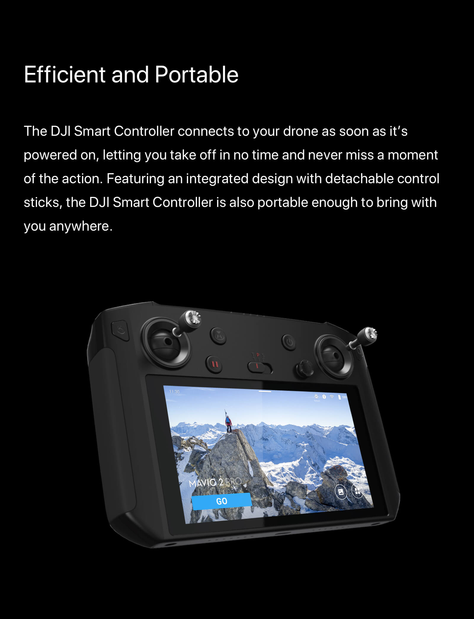 DJI Smart Controller with 5.5-inch 1080P Screen OcuSync 2.0 for DJI Mavic 2 Series RC Drone