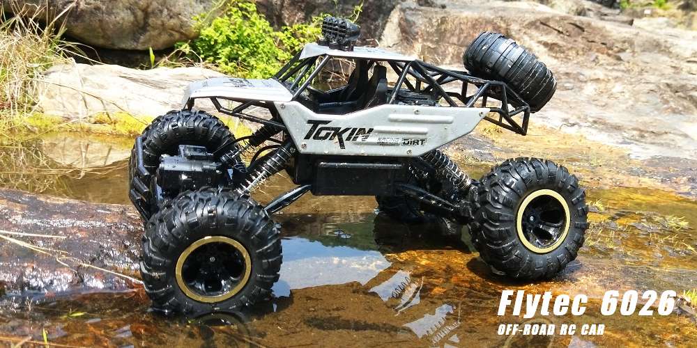 Flytec 6026 2.4G 1:12 4WD Off-road RC Climbing Car RTR - Silver