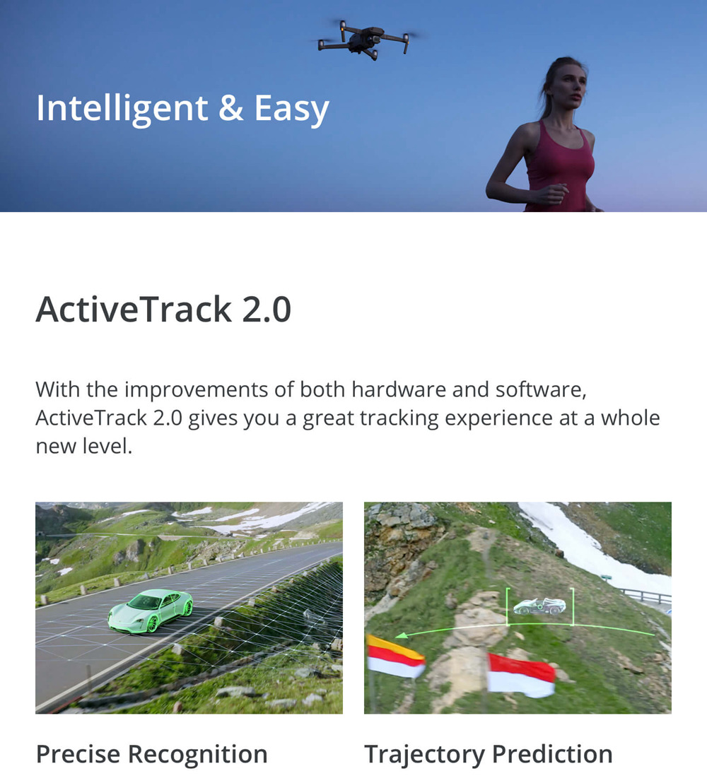 DJI Mavic 2 Zoom 3-Axis Gimbal Camera 1/2.3" CMOS Sensor 2x Optical Zoom Foldable RC Drone with DJI Smart Controller