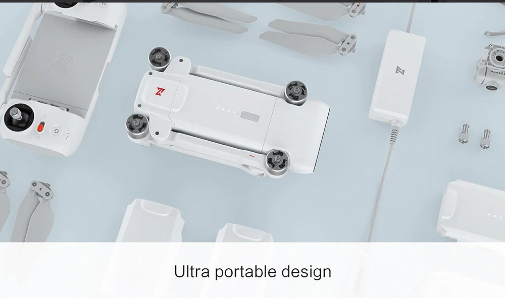 Xiaomi FIMI X8 SE 4K 5KM GPS WiFi FPV Foldable RC Drone with 3-Axis Gimbal 33mins Flight Time RTF - White