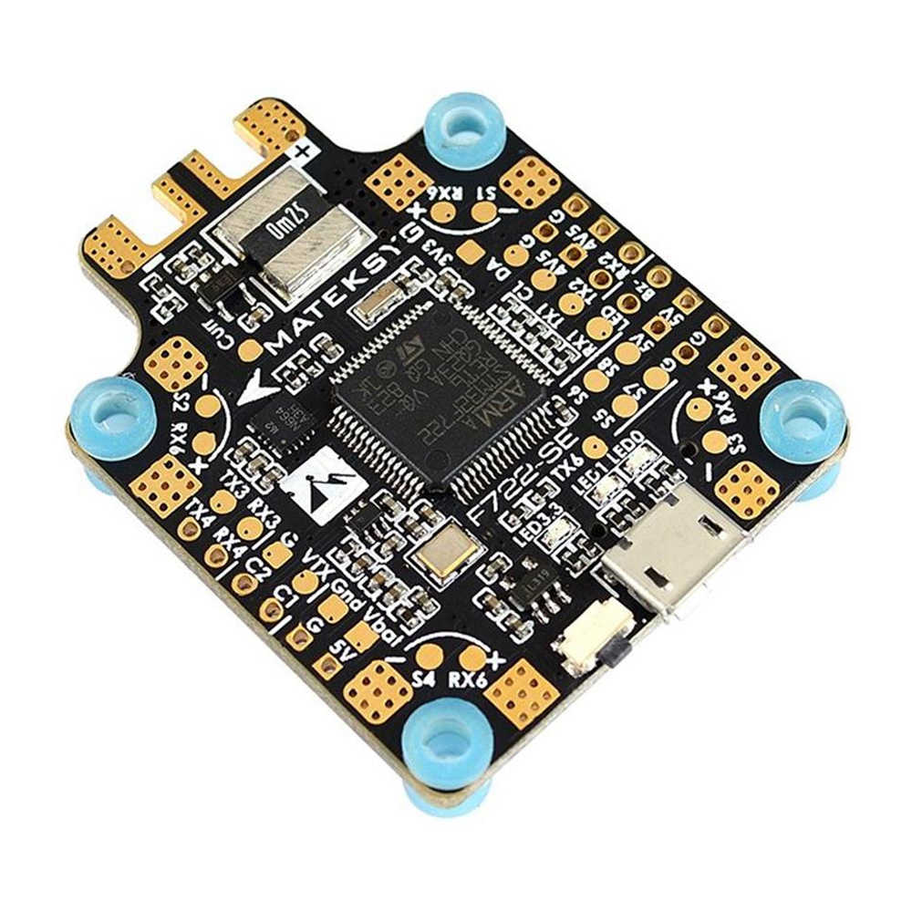 Matek System F722-SE OSD Flight Controller PDB 5V/2A BEC Dual Gyro/Acc for FPV Racing Drone