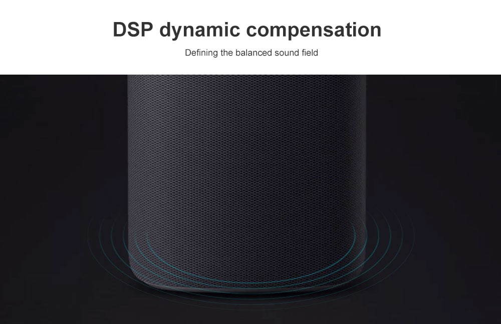 Xiaomi HD AI Wireless Bluetooth WiFi Speaker 360 Degree Omnidirectional Sound- Light Gray