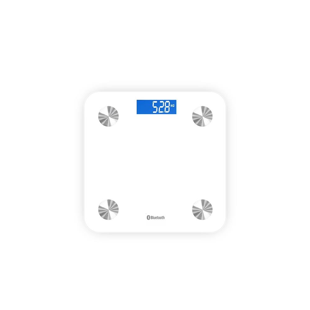 Smart Electronic Body Fat Scale LED Digital Display Bluetooth APP Control - White