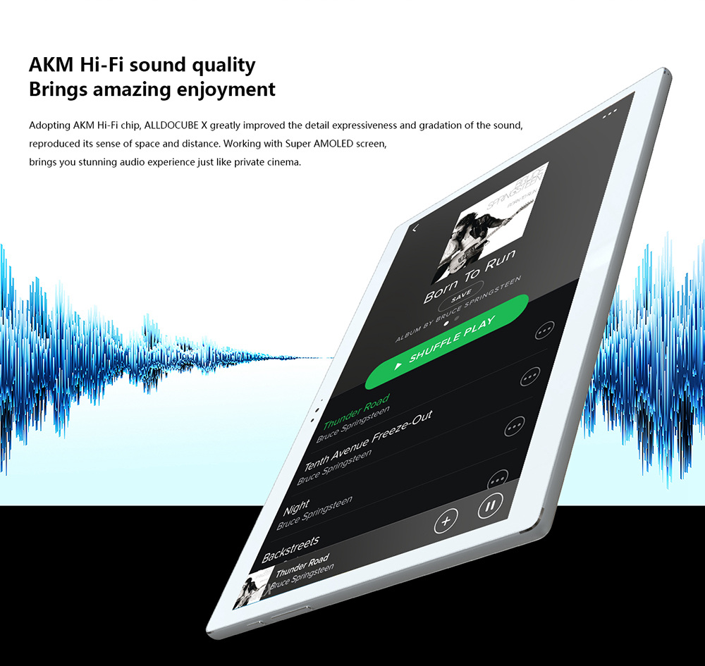 ALLDOCUBE Cube X Tablet PC MTK8176 Hexa Core 10.5" 2K Screen 2560*1600 Android 8.1 Fingerprint Unlock 8000mAh 4GB RAM 64GB ROM - Silver