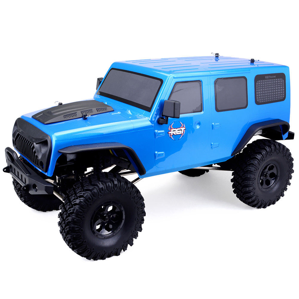 RGT EX86100 1:10 2.4G 4WD Off-road Brushed RC Car Monster Truck Rock Crawler RTR - Blue