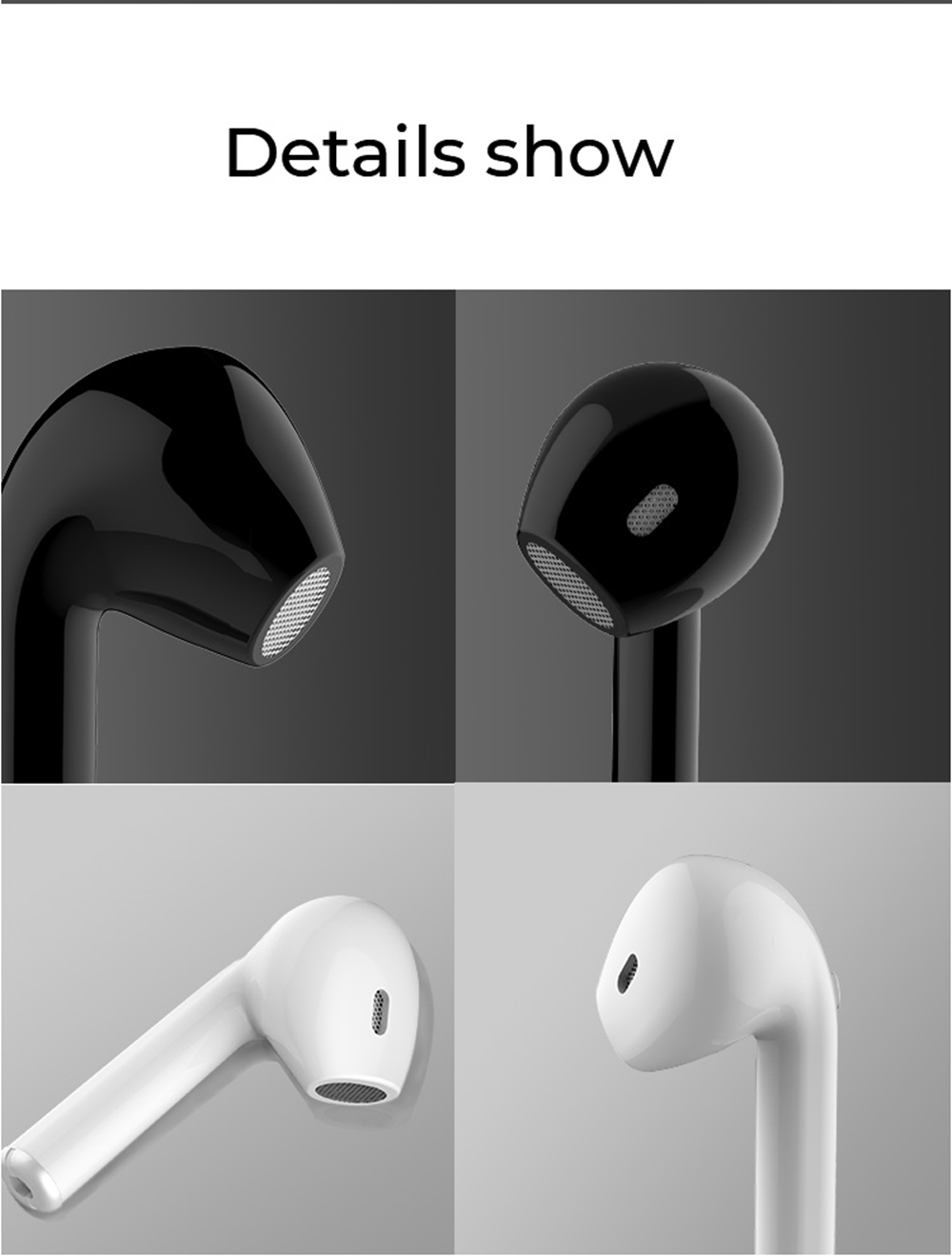 Myinnov MKJ I9s TWS Dual Bluetooth 5.0 Earbuds About 6 Hours Working Time - White
