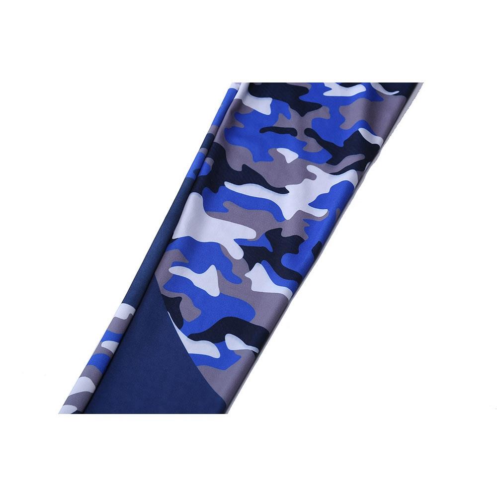 CK2237 Women Camouflage Yoga Pants High Waist Leggings Size S - Blue